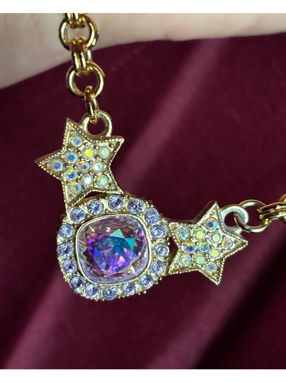 FINAL PRIZE🔥Vintage Kirks Folly Gold tone #18”)necklace  with Pendant Charm - Picture 13 of 15